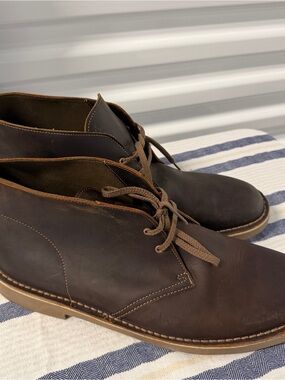 Clarks Originals Desert Boots Men Size 15 Wide Brown Leather Chukka Boots